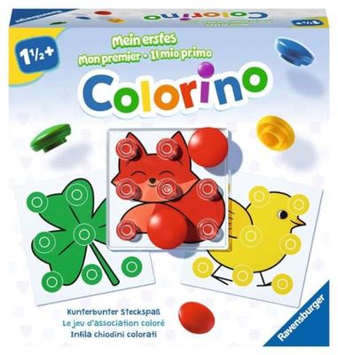 Ravensburger Papillon 25981 Mon Premier Colorino éducatif – Apprendre Les Couleurs Devient Classique du Jeu pour Les Enfants à partir de 1,5 Ans, 20981, Transparent, Mittel