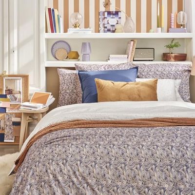 ESSIX Duvet Cover, Braiding, 200 x 200 cm, Blue