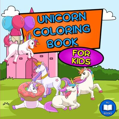 Unicorn Coloring Book: For Kids