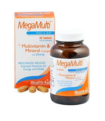 HealthAid Mega-Multi's (with Ginseng) - 30 Tablets