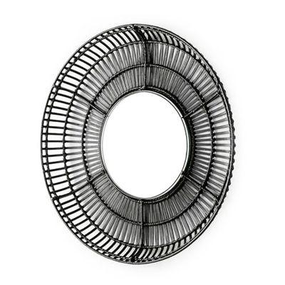 ESPEJO 70 x 8 x 70 kryształ/MIMBRE NEGRO