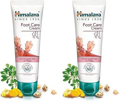 Himalaya Herbals Foot Care Cream, for rough or cracked feet 75 ml (Lot de 2)