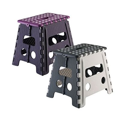 axentia Assento dobrável 127721, resistente até 150 kg, dobrável, 37,5 x 32 x 30 cm, cores sortidas