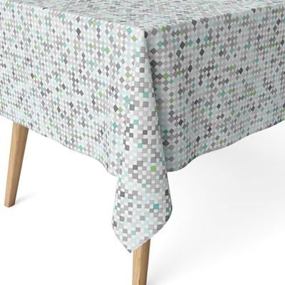 ECOMMERC3 | Stain Resistant Tablecloth for Rectangular Table Size 180 x 140 cm - Stain Resistant Extra Soft and Waterproof Tablecloth Green