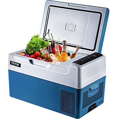 VEVOR Mini-koelkast voor de auto, mini-koelkast, draagbaar, elektrisch, 22 l