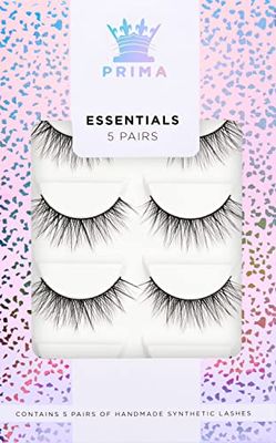 Primalash Basic Vegan Synthetic Lashes 5 Pairs, Imani