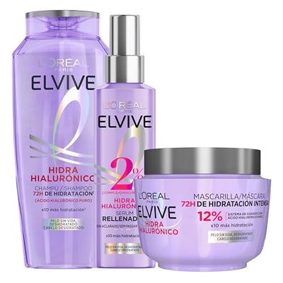 Elvive Hyaluron Mascarilla 300Ch250+Siero, Paese d'origine: Spagna