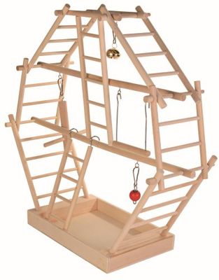 Trixie 5659 houten ladderspeelplaats, 44 × 44 × 16 cm