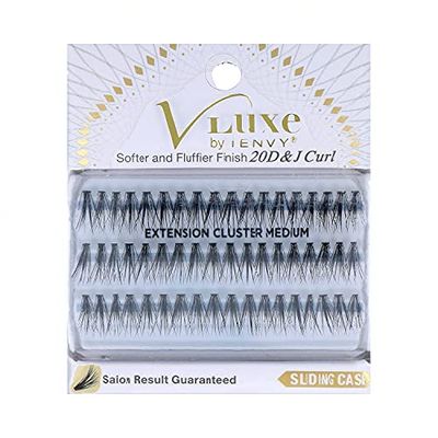 I-ENVY V Luxe Extension Cluster Medium Lash/Wimper (Vlei02), uniek, standaard