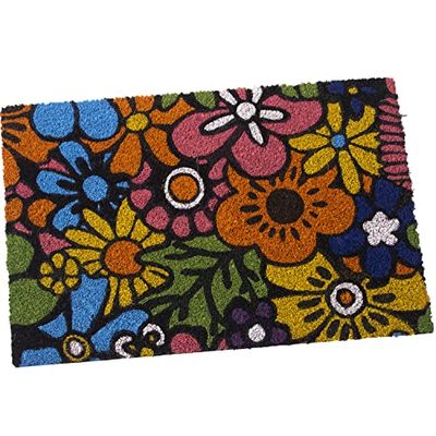 FELPUDO FIBRA DE COCO FLORESCOLORES_40X60X2CM