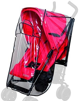 Soligt babyfönsterfolie 13197 regnskydd för buggy med baldakin transparent