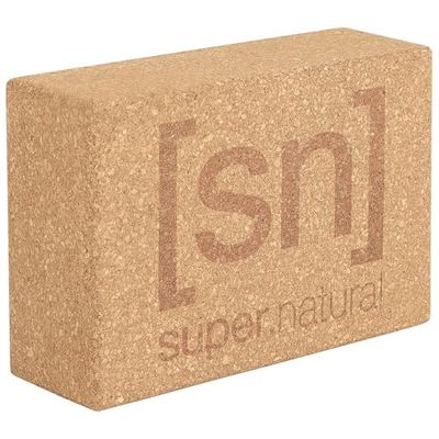 super.natural Yogablok, 22,8 x 15,2 x 7,6 cm, KARANA BLOCK, kleur: kurk