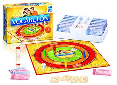 MEGABLEU - Jeu Educatif - Le Vocabulon en Edition Famille - Apprendre en s'amusant – Découvrir 5 200 mots et leur définition. De 2 à 4 joueurs - A partir de 10 ans - 960004