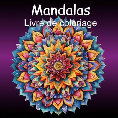 Art mandala: livre de coloriage