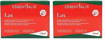 Essentialis Lax – Con Sen, Hinojo, Magnesio, Plantago, Alga de Roca, Malvavisco y Aloe Vera - Facilita el Tránsito Intestinal y Alivia el Estreñimiento de Forma Natural – 30 Comprimidos veganos