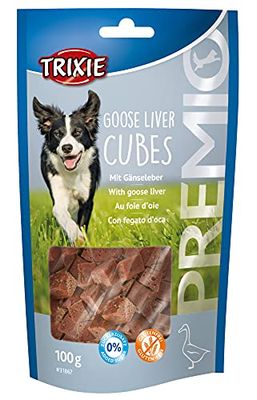 Trixie - Fegato D'Oca e Caramelle al fegato D'Oca. per Cani. bustina da 100 g. Premio Cubetti di fegato D'Oca - TR-31867