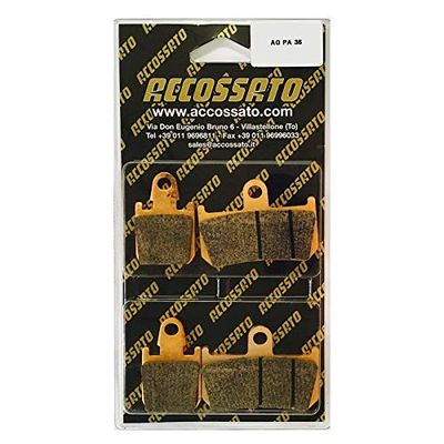 aCCOSSATO agpa32or-p33971 Plaquette de Frein, noir, taille unique