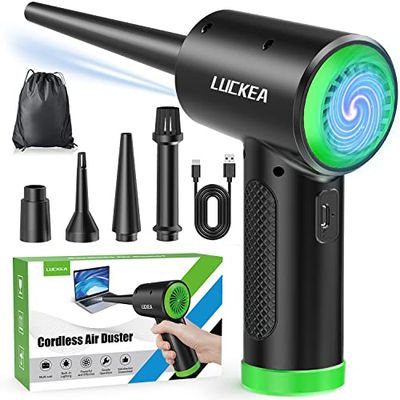 LUCKEA Luchtdrukspray, elektrische stofblazer voor pc-reinigingsset, laptop, bank, auto, kantoorapparaten (C4915-2)