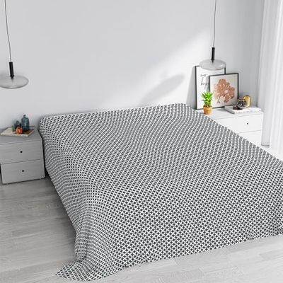 Bedrukte kleuren, bedrukt beddengoed, katoen, meidefume voor tweepersoonsbed
