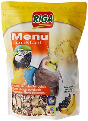 Riga Cocktail Menü für Große Sittiche/Papapeien, 1er Pack (1 x 500 g)