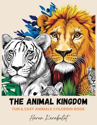 The animal kingdom: A fun and educational coloring book featuring a variety of animals