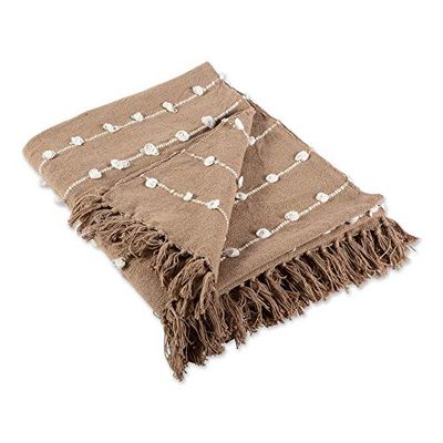 DII Geweven Loop Throw Collection, 50x60, Stone