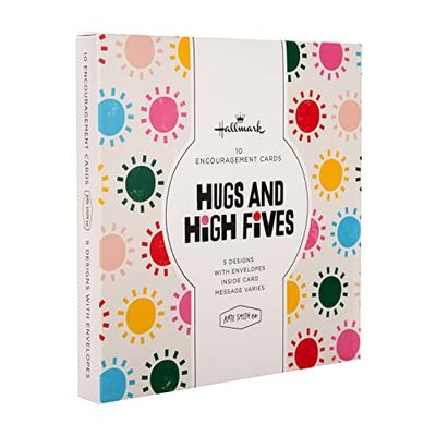 Hallmark Knuffels en High Fives Aanmoedigingskaarten - Multipack van 10 in 5 Kate Smith Designs