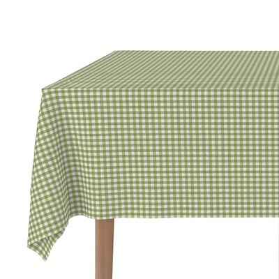Martina Home TEFLONATED TABLECLOTH MADE Petit Vichy Pistachio 220X140 CM