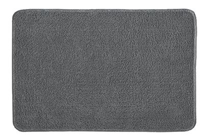 Kleine Wolke Tapis de Bain Ricco avec 60 x 90 cm en Ardoise en 100% Polyester