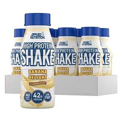 Applied Nutrition Ready To Drink High Protein Shake Banana Delight 500Ml X 8