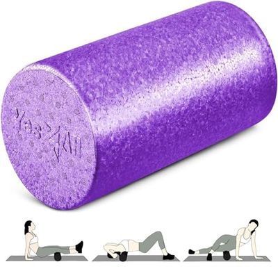 Yes4All Foam Roller - Rullo In Schiuma Ultra Leggero In EPP Ad Alta Densità Lungo 30/45/61/91 CM Per Schiena, Gambe, Allenamenti, Punti Trigger, Palestra, Pilates, Fitness, Yoga, Tessuti Profondi