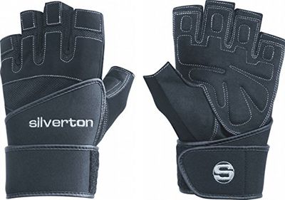 Silverton - Guantes de Fitness y Ejercicio, tamaño S, Color Negro