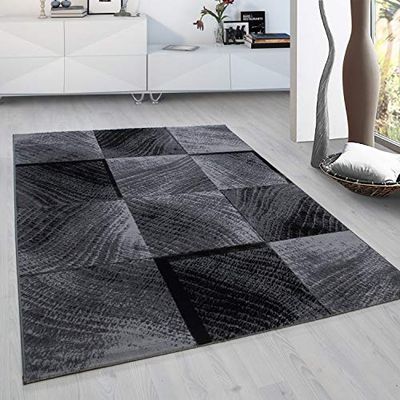 Nazar Tapis, Fibres Synthétiques, Gris, 170x120 cm