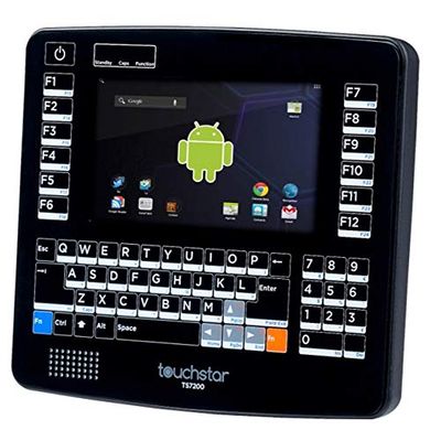 TouchStar TS7200 terminal de computadora para camión resistente, WiFi, Android, fuente de alimentación de corriente, 7 pulgadas, negro TS7200/001/692293/001