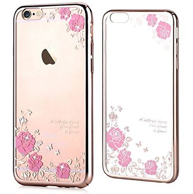Devia BRA002419 Case Joyous iPhone 6/6S etui na dowód osobisty, kolor szampański złoty