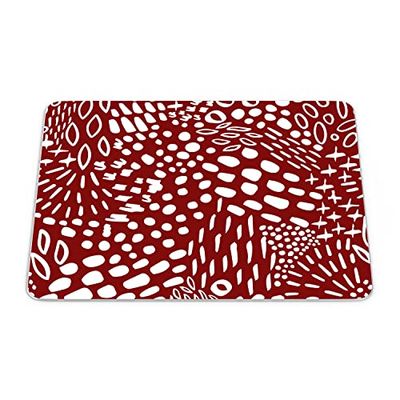 Questo Casa, Rechthoek digitaal bedrukte muismat, antislip onderkant, voor kantoor en thuis, afmetingen: 22x18 cm