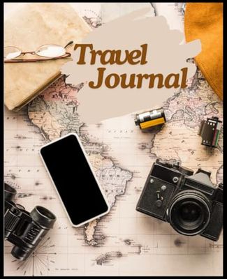 Travel Journal: Vacation Planner, Wide Lined Blank Softcover, Perfect To Record Your Thoughts
