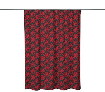 Bonamaison, duschdraperi med digitalt tryck, duschdraperisringar ingår, 1 st, 140 x 200 cm - designad och tillverkad i Turkiet