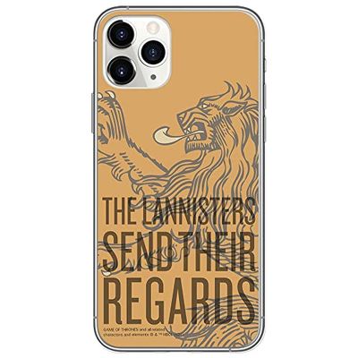 ERT GROUP mobiel telefoonhoesje voor Apple Iphone 11 PRO MAX origineel en officieel erkend Game od Thrones patroon Game of Thrones 014, hoesje is gemaakt van TPU