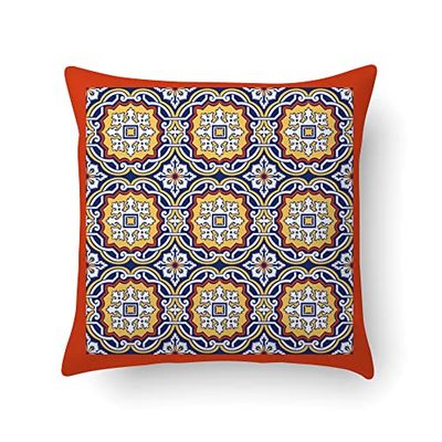 Doge Milano Coussin avec impression numérique, 100% Made in Italy, Coussin de canapé décoratif, amovible et lavable, modèle Marcie, 40x40x5 cm