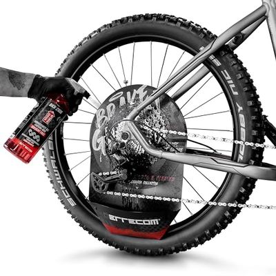 1000 Miglia Brake Guard, Osłona Ochronna do Czyszczenia Łańcucha Rowerowego, Ochrona Hamulców Tarczowych przed Zabrudzeniem podczas Czyszczenia, Zintegrowana Kieszeń na Zanieczyszczenia