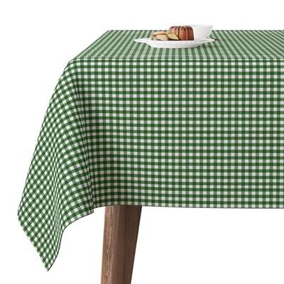 Martina Home TEFLONATED TABLECLOTH MADE Petit Vichy Green Bottle 180X140 CM