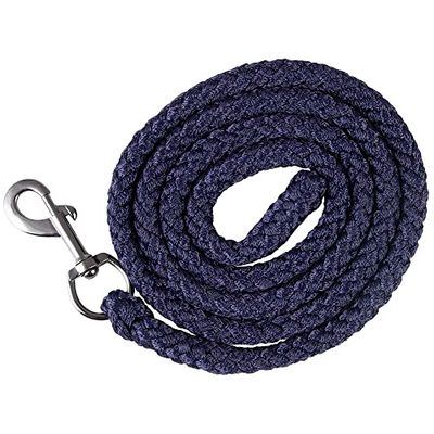 PFIFF 102963 - Maglia da guida con moschettone, in tinta unita, blu scuro, 200 cm