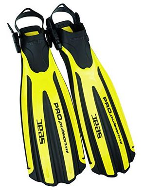 SEAC Propulsion, Aletas de Buceo con Correa Ajustable, Made in Italy