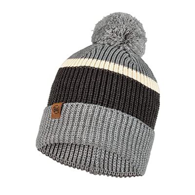 Buff Knitted Hat Elon Unisex One Size Black