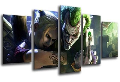 Quadro fotográfico O Joker, Batman tamanho total: 165 x 62 cm XXL