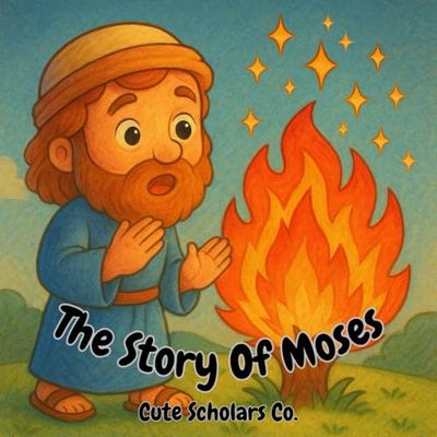 Kawaii Moses Bible Story Coloring Book: Adorable Scenes for Kids Learning About God’s Promises: Cute, Bold, Easy Designs | Fun, Faith-Filled, and ... School, Homeschool, or Even Adult Quiet Time
