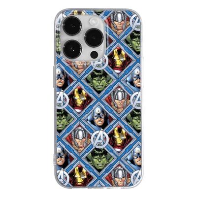 ERT GROUP mobile phone case for Apple Iphone 14 PRO original and officially Licensed Marvel pattern Avengers 004 optimally adapted to the shape of the mobile phone, case made of TPU