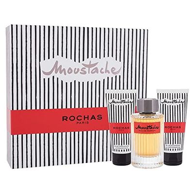 ROCHAS MOUSTACHE EDP 125ML VAPO + AFTERSHAVE BALM 100ML + GEL 100ML