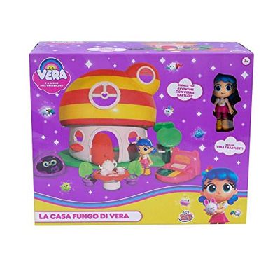 Grandi Giochi Vera and the Kingdom of the Rainbow, Mushroom House with Accessories Included, TRK06000